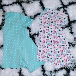 2 sets of Matching Pajamas Girls Size 10 EUC 4pc  total